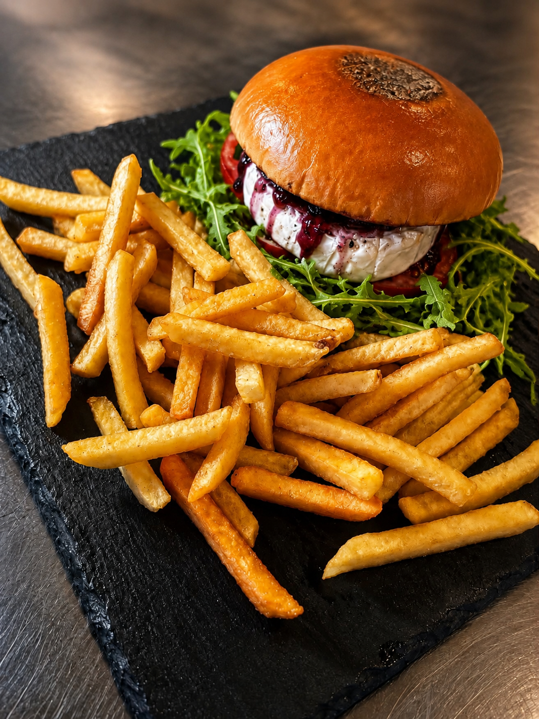 vega burger menü